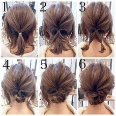 Easy Updos For Medium Hair, Easy Hair Updos, Up Dos For Medium Hair, Medium Short Hair, Girl Braids, Summer Hairstyles For Medium Hair, Short Wedding Hair, Penteado Cabelo Curto, Short Hair Updo