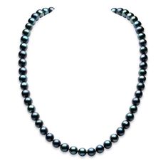 PRICES MAY VARY. SIMPLICITY AND TIMELESS: It's a simple design featuring a row of lustrous round Tahitian black pearls with 925 silver clasp. Perfect for dressing up a casual outfit or finishing an evening ensemble. MATERIAL AND SIZE: Pearl Shape: Round; Pearl Type: Saltwater Cultured Black Pearl; Pearl Size: 9.0-10.0MM; Necklace Length: 18+2IN; Metal Type: 925 Silver EXOTIC, SOPHISTICATED AND MYSTERIOUS: Hand-selected for their sparkling luster and breathtaking color, YAMI JEWELRY offers only t Tahitian Black Pearl Necklace, Black Pearl Jewelry, Pearl Jewelry Gift, Tahitian Pearl Necklace, Black Pearl Necklace, Black Pearls, Tahitian Black Pearls, Pearl Necklace Earrings, Pearl Jewelry Sets