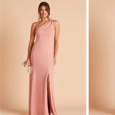 Dusty Rose Bridesmaid Dress Not Using Anymore. Brand New With Tags! Size Medium Fits Like An 8-10 Mauve Bridesmaid, Mauve Bridesmaid Dress, Dusty Rose Bridesmaid Dresses, Rose Bridesmaid Dresses, One Shoulder Bridesmaid Dresses, One Shoulder Bridesmaid, Dark Mauve, Birdy Grey, Dusty Rose Dress