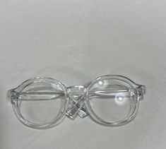 New Doll glasses with clear framed plastic folding glasses for dolls. These are approximately 3.25 inches wide. New Dolls, Clothes Accessories, Clear Plastic, Favorite Things Gift, Doll Clothes, Accessory Gift, Gift Card, Electronic Accessories, Outfit Accessories