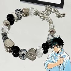 Transport yourself back to the iconic era of the 2000's with our handmade Y2K vibes beaded bracelets 🌟  SIZING:  The bracelet is approximately 16-18 cm in length. Stretchable so will fit most wrist sizes comfortably. Anime Y2k, Bracelet Y2k, Yuta Okkotsu, Creative Drawing Prompts, Aesthetic Jewelry, Y2k Vibes, Gothic Aesthetic, Diy Bracelet Designs, Kids Bracelets