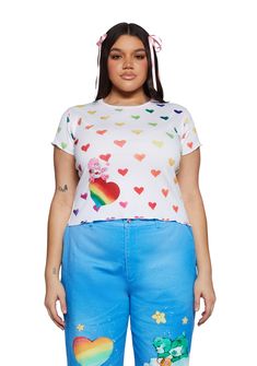 Free, fast shipping on Cheering For You Baby Tee at Dolls Kill, an online boutique for kawaii and streetwear fashion. Shop Dolls Kill x Care Bears graphic tees, dresses, loungewear, and accessories here.