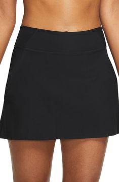 A wide waistband and snug, built-in shorts give you the support you need to push through your training session or whole day in this soft, sweat-wicking skort. 13 1/2" to 16" length; 5 1/2" inseam; 15" leg opening (size Medium) Dri-FIT moisture-wicking technology 80% nylon, 20% spandex Machine wash, tumble dry Imported Athleisure Workout Skort With Built-in Shorts, Elastane Tennis Skirt With Built-in Shorts For Workout, Black Sports Skort With Built-in Shorts, Sports Swim Skirt With Built-in Shorts, Black Athleisure Swim Skirt With Built-in Shorts, Athleisure Elastane Skort With Built-in Shorts, Athleisure Swim Skirt With Built-in Shorts, Fitted Swim Skirt With Built-in Shorts For Sports, Sportswear Tennis Skirt With Built-in Shorts