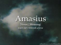 an image of the words anasisus on a cloudy sky with clouds in the background