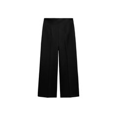 WIDE LEG CULOTTE PANTS ZW COLLECTION Versatile Straight Leg Evening Pants, Versatile Straight Leg Pants For Evening, Versatile Straight Leg Evening Bottoms, Modern Evening Trousers, Tailored High-waisted Pants For Evening, Classic Wide Leg Culottes For Work, Sleek Wide Leg Workwear Pants, Tailored Ankle-length Pants For Evening, Sleek Wide Leg Pants For Work