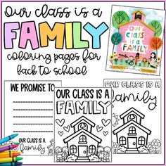 the back to school flyer for our class is an easy and fun way to teach kids about