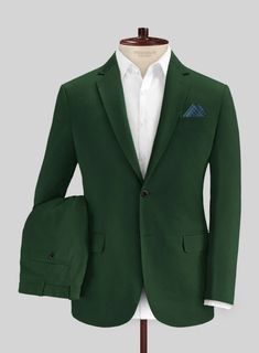 Say goodbye to stuffy old wedding suits and hello to our Italian Emerald Green Cotton Stretch Suit, which is the perfect way to look sharp and stylish for any occasion. Woven with a blend of cotton and lycra fabric, it is comfortable to wear. With its rich emerald green color and solid pattern, this piece is a must-hav Emerald Green Suit, Blue Linen Suit, Seersucker Jacket, Herringbone Tweed Jacket, Tweed Overcoat, Old Wedding, Unstructured Jacket, Seersucker Suit, Pink Seersucker