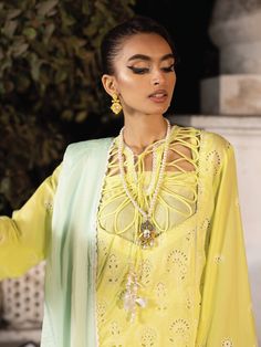 Brand: Faiza FaisalProduct Code: Maya-DeryaCollection: Maya Faizal Faisal Unstitched Luxury Lawn Summer CollectionFabric: Lawn DESIGN DETAILS: Brand: Faiza FaisalProduct Code: Maya-AmiraCollection: Maya Faizal Faisal Unstitched Luxury Lawn Summer CollectionFabric: Lawn DESIGN DETAILS: DISCLAIMER:* Lining, Laces, and Tassels are not included in unstitched variants.* Embellishment items in stitched outfits are subject to market availability.* The actual colors of the outfit may vary from the colors being displayed on your device. CARE INSTRUCTIONS: Extra Fabric Has Been Used For Shoot Original Color May Vary Slightly From The Picture Dry Clean Recommended Iron The Clothes At Moderate Temperature Do Not Use Bleach, Or Stain Removing Chemicals Damp Fabric Should Not Be Exposed To Sunlight Maya Lawn Design, Chiffon Collection, Embroidered Sleeves, Luxury Wear, Lawn Suits, Silk Dupatta, Fabric Stores Online, Designer Suits, Pakistani Fashion