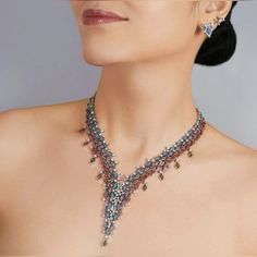 Perls Jewellery, Colour Stone, Diamond Necklaces, Stone Color, Diamond Necklace, Necklaces, Stone