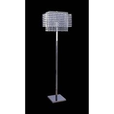 Kit L76832 Chrome Glam Floor Lamp By Furniture Of America - sofafair.com Glam Floor Lamps, Slim Floor Lamp, Crystal Floor, Crystal Floor Lamp, Silver Floor Lamp, Hampton House, Traditional Floor Lamps, Hanging Crystal, Tree Floor Lamp