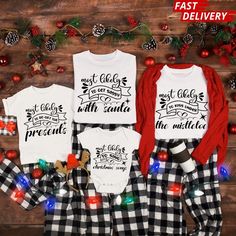 Most Likely Christmas Family Matching Shirt, Custom Group Xmas Tee, Funny Personalized Christmas Shirt, Matching Family Christmas T-Shirt 2024 This personalized Most Likely themed Christmas design is the perfect choice for your family! You can create a fun and unique shirt for each family member based on their most likely traits. Whether for a large family reunion or an intimate holiday gathering, these shirts are a fantastic way to share the holiday spirit. What makes this design special is the ability to add a different, funny message for each individual. You can also customize it further with names, dates, or group details, making it uniquely yours. This design, specially prepared for 2024, helps you capture memories that last a lifetime! Personalization Options: Separate messages for e Personalized Christmas Shirts, Xmas Tees, Themed Christmas, Capture Memories, Family Christmas Shirts, Funny Messages, Unique Shirt, Large Family, Christmas Family