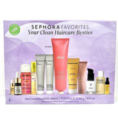 Best Sephora Hair Products, Sephora Mini Sets, Best Healthy Hair Products, Dae Haircare Styling Cream, Sephora Sets, Jvn Hair, Clean Dry Shampoo, Sephora Gift Sets, Crown Affair