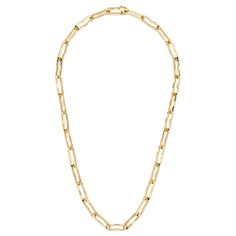 The Gucci Link to Love collection explores modern romance, characterizing new symbols of love. A necklace with a wide geometric link chain in faceted 18k yellow gold, a piece that offers multiple styling possibilities. 18k yellow gold Wide geometric link chain Clasp closure 19.7 inches in length Chain link width: 2.2mm Made in Italy Gucci Style #: YBB744545001OOU Elegant Gucci Chain Necklace, Gucci Luxury Link Jewelry, Gucci Luxury Jewelry With Adjustable Chain, Luxury Gucci Jewelry With Adjustable Chain, Gucci Jewelry With Adjustable Chain For Gift, Classic Gucci Chain Jewelry, Elegant Gucci Chain Link Jewelry, Modern Gucci Yellow Gold Jewelry, Gucci Yellow Gold Jewelry For Formal Occasions