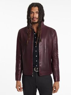 BLAKE RACER JACKET | John Varvatos Racer Jacket, John Varvatos, My Style