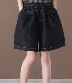 Women Cotton Shorts size:waist:62-104 cm hips:136cm length:44 cm if you want a plus size please send me message,we can make any size ,thanks for your visiting . Shipping we ship worldwide the USPS takes about 10-15 days if you want a express shipping,please contact with us payment: we accept payment by PayPal and credit card.if you would like paid by credit card,please choose payment by PayPal and then follow the guide. PayPal allows payment by credit card. return policy: we accept return in 7 d Balloon Pants, Black Pants Casual, Pants Summer, Women Shorts, Summer Linen, Denim Cotton, Linen Shorts, A Plus, Cotton Pants