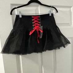 Brand New With Tags Alternative Fashion Outfits, Pinterest Wardrobe, Pinterest Board, Dolls Kill, Alternative Fashion, Black Lace, Stylish Outfits, Black Red, Mini Skirt