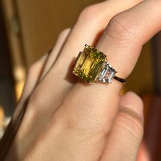 Effy designer, estate, 14KT yellow gold emerald-cut, large citrine and trapezoid white topaz ring. Size 7 Can be resized for an additional fee Weight: 5 grams Citrine stone measures: 14mm x 12mm Trapezoid white topaz measures 9.5mm x 6mm x6mm Stamped 14K & hallmarked Effy Very Good Condition Luxury Elegant Yellow Sapphire Topaz Ring, Luxury Yellow Gold Emerald-cut Crystal Ring, Yellow Emerald Cut Ring, Luxury Citrine Topaz Ring With Emerald Cut, Luxury Citrine Ring Emerald Cut, Luxury Citrine Emerald Cut Rings, Elegant Yellow Sapphire Jewelry In Emerald Cut, Elegant Yellow Sapphire Jewelry With Emerald Cut, Yellow Emerald-cut Topaz Ring