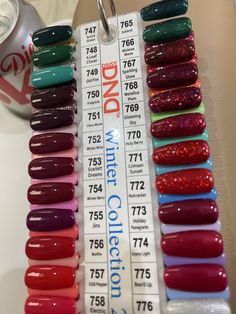 Dnd Gel Christmas Colors, Dnd Gel Winter Colors, Dark Fall Nail Colors Dnd, Dnd 754 Winter Berry, Dnd Holiday Nails, Dnd Boysenberry, Dnd Gel Polish Christmas Colors, No Chip Manicure Ideas Fall, Dnd 752 Winter Wine