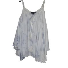 Style Envy Cold Shoulder Top White/Blue Sz S Nwt 020 White Flowy Top For Daytime, Flowy White Top For Daytime, White Bohemian Top For Daytime, Trendy White Daytime Blouse, White Flowy Top For Day Out, Flowy White Top For Day Out, Tvd Dr, Striped Peplum Top, Flounce Top