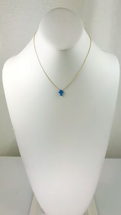 Description Simple. Chic. Minimalist™ A perfectly dainty brilliant synthetic fiery blue opal cross is floating freely on a delicate feminine 14k gold plated over Sterling silver chain. This cute and tiny star charm necklace features a synthetic created blue opal moon stone with sterling silver chain. This lovely star necklace is perfect for complementing a casual outfit, and you can even layerbit with other necklace to create something unique. * High Quality 925 Sterling Silver link chain with s Cheap Blue Charm Necklace With Round Pendant, 14k Gold Filled Cross Pendant Jewelry With Adjustable Chain, Dainty Tiny Opal Jewelry, Tiny Dainty Opal Jewelry, Opal Jewelry With Delicate Chain As Gift, Delicate Opal Chain Jewelry Gift, Delicate Opal Chain Jewelry As Gift, Delicate Opal Chain Jewelry For Gifts, Blue Birthstone Dainty Jewelry