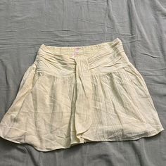 Free People Mini Yellow Skirt Size M Nwot Tag Marked To Prevent Returns Color May Vary Slightly Due To Camera And Lighting Skirt Cargo, Asymmetrical Maxi Skirt, Yellow Mini Skirt, Womens Denim Skirts, Tiered Mini Skirt, Flared Mini Skirt, Green Mini Skirt, Ruffle Mini Skirt, Faux Leather Mini Skirt