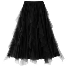 PRICES MAY VARY. 100% Polyester Imported Elastic Waist closure Hand Wash, Machine Wash A-Line fairy elastic waist tulle midi skirt: Not see-through, A-line style, high waist with elastic waistband for easy to wear. The midi skirt is great match with camisole, tank top, T-shirt, blouse, bikini, sandals, shirt and high heels for a formal look as well Material of pleated skirts for women: Breathable tulle or beautiful pattern makes the skirt comfortable to wear. Hand wash or machine wash are OK. Si Black Tulle Skirt, Mesh Midi Skirt, Womens Tulle Skirt, Long Midi Skirt, Skirt Tutu, Tulle Long Skirt, Tulle Midi Skirt, Tulip Skirt, Black F