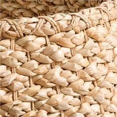 a close up view of a woven basket