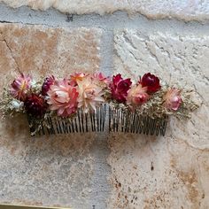 Beautiful Dried Flower Comb