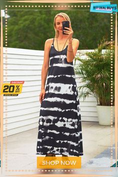 Tie-dyed Crew Neck Sleeveless Long Maxi Dress Spring Tie Dye Sleeveless Sundress, Summer Sleeveless Tie Dye Dress, Sleeveless Tie Dye Summer Dress, Casual Tie-dye Sleeveless Sundress, Casual Sleeveless Tie-dye Sundress, Casual Sleeveless Tie Dye Sundress, Sleeveless Tie Dye Maxi Dress For Summer, Casual Tie-dye Maxi Dress For Spring, Casual Tie Dye Maxi Dress For Spring