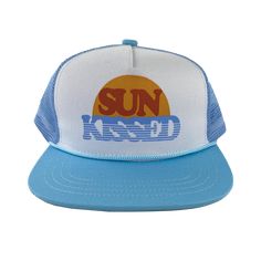 Summer is for sunkissed hair! Enjoy the ocean breeze while walking the boardwalk in this trucker hat. Made in Los Angeles Trendy Summer Snapback Hat For Outdoor, Trendy Snapback Hat For Summer, Trendy Snapback Hat For Summer Outdoor, Casual Snapback Trucker Hat With Uv Protection, Casual Trucker Hat With Uv Protection Snapback, Summer Trucker Baseball Cap With Curved Brim, Casual Snapback Visor Hat For Beach, Spring Vacation Trucker Hat, Summer Trucker Hat With Flat Brim