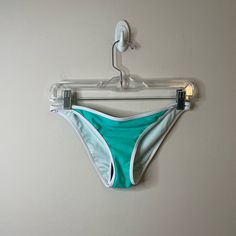 Nwt Lascana Venice Beach Blue/Green And White Bikini Swim Bottoms Only. Size 2. New With Tags. Bottoms Only Pink Swim, Halter Top Tankini, Beach Blue, Vintage Swimwear, High Waisted Swim, Venice Beach, Swim Bottoms, Green And White, Womens Swim