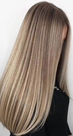 Brunette Blonde Highlights, Balayage Straight, Balayage Straight Hair, Summer Blonde Hair, Brunette Hair With Highlights, Straight Blonde Hair, Gorgeous Hair Color