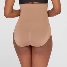 Talk about results! This lightweight brief uses targeted zones to tone your tummy and give you a perky rear view. The high waist offers added tummy control and eliminates muffin top without digging in, while the seamless design provides all-day comfort and support that won't show through (bye, visible panty lines!). High-cut Leg Shapewear With Contoured Waistband, Supportive Shapewear Bottoms With Built-in Bra, Shaping Full Coverage Shapewear Bottoms, Supportive High Waist Beige Bottoms, Full Coverage Smoothing Shaping Bottoms, Smoothing Brief Shapewear Bottoms, Smoothing Shaping Bottoms With Full Coverage, Smoothing Shaping Full Coverage Bottoms, Full Coverage Shapewear Bottoms With Contoured Waistband