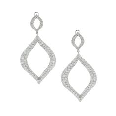 Drop earrings featuring 3.78 carats of VS quality round cut diamonds studded in 18K white gold. A truly lovely and high-quality piece of fine jewelry. Length: 1 ½ inches Victorian Drop Earrings, Diamond Princess, White Gold Diamond Earrings, Long Drop Earrings, Gold Diamond Earrings, Diamond Drop Earrings, Diamond Drops, Women Diamond, Princess Diamond