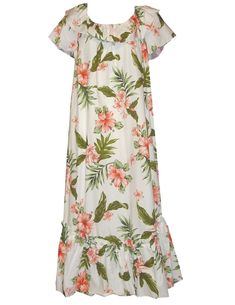 Long Muumuu Hawaiian Dress Kahua Plumeria 100% Cotton Fabric Elastic neckline with cap sleeves Relaxed fit with an easy pullover style Flared skirt and side pocket with ruffled hem Colors: Navy, Coral Sizes: S - 3XL Care: Machine Wash Cold, Cool Iron Made in Hawaii - USA SIZE S M L XL 2XL 3XL BUST 44" 46" 48" 50" 52" 54" WAIST 46" 48" 50" 52" 54" 56" HIP 50" 52" 54" 56" 58" 60" LENGTH 50" 52" 53" 54" 55" 56" These measurements are from the garment and not from the person, measured on a flat surf Muumuu Dress Hawaiian, Hawaiian Muumuu, Easy Wear Dresses, African Bridesmaid Dresses, Muumuu Dress, Business Casual Shirts, Mumu Dress, Off White Dresses, Hawaiian Outfit