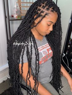 Faux Locs Styles, Locs Styles, Twisted Hair, Marley Hair, Girls Hairstyles Braids, Penteado Cabelo Curto, Locs Hairstyles, Baddie Hairstyles