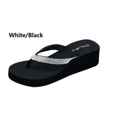 These wedge sandals are lightweight and comfortable to wear. Perfect for casual wear. Size: 10.  Color: Black.  Gender: female.  Age Group: adult. Flip Flop Sandals, Wedge Sandals, Gender Female, Clothing And Shoes, Flip Flops, Casual Wear, Age Group, Wedges, Size 7