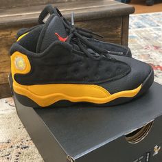 Black And Orange Jordan Sneakers. Barely Worn And Look Brand New. Comes With Box. Kids Toddler Size 10. Casual Low-top Jordan Shoes Scratch-resistant, Casual Low-top Scratch-resistant Jordan Shoes, Orange Low-top Sneakers For School, Orange Slip-resistant Sneakers With Round Toe, Casual Orange Slip-resistant Sneakers, Orange Low-top Slip-resistant Sneakers, Orange Slip-resistant Low-top Sneakers, Sporty Non-slip Low-top Jordan Shoes, Black Slip-resistant Lace-up Basketball Shoes