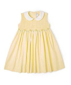 Your little girl will be ready for Easter celebration with this beautiful hand smocked yellow dress T-length Dry Clean or hand wash Made with 100% cotton Yellow Smocked Dress For Spring, Yellow Smock Dress For Summer, Yellow Cotton Smocked Dress For Spring, Yellow Summer Smocked Dress, Yellow Smock Dress For Spring, Yellow Smocked Dress For Summer, Yellow Smocked Bodice Dress For Summer, Fitted Yellow Smocked Dress, Fitted Yellow Smocked Bodice Dress