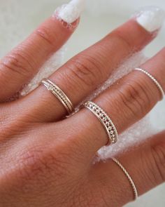 A timeless statement piece that gives everyday luxe. Crafted with a dainty stone and available in either gold or silver. A perfect addition to your ring stack. Gold filled or sterling silver Cubic zirconia Available in sizes 6, 7 and 8 1mm band Ring Stack Gold, Ring Stack, Stacking Rings, Store Credit Cards, Statement Pieces, Gold Filled, Cubic Zirconia, Band, Sterling Silver