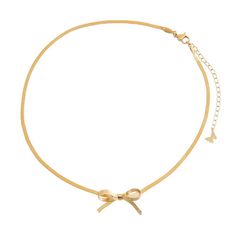 Made from Stainless Steel 18K Gold Plated Bow Size: 10 MM x 21 MM Length: 12"+ 2" Gold Necklace Choker, Mini Bow, Herringbone Necklace, Mini Bows, Necklace Choker, Jewelry Sales, Herringbone, Custom Jewelry, Choker