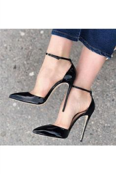 Use code "FSJ-AQK523" get 15% discount High Heels Classy, Heels Classy, Black Pumps Heels, Pumps Heels Stilettos, Ankle Strap Pumps, Strap Pumps, Ankle Strap Heels, Heel Pumps, Shoe Style