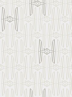 an abstract pattern with lines and circles in beige on a light gray background, that is very similar to the art deco wallpaper