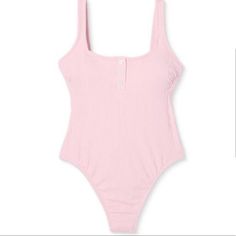 Questions? Leave A Comment Below! Pink Ribbed Summer Bodysuit, Pink Ribbed Bodysuit For Summer, Spring Swimming Ribbed Bodysuit, Summer Fitted Ribbed Bodysuit, Casual Ribbed Bodysuit For The Beach, Summer Ribbed One-piece Bodysuit, Light Pink Bathing Suit, Cutout Swimwear, Tie Dye Swimwear