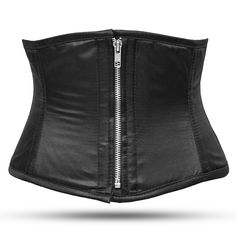 Waist cincher shapewear Gothic Black Corset With Zipper Closure, Fitted Underbust Corset With Zipper Closure, Fitted Gothic Corset With Zipper Closure, Fitted Overbust Corset With Zipper Closure, Black Stretch Corset Belt With Corset Back, Underbust Nylon Stretch Corset, Stretch Nylon Underbust Corset, Black High-stretch Underbust Shapewear, Black High Stretch Underbust Shapewear