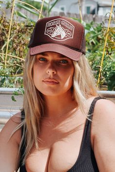 This Horse Girlie Trucker Hat gives off some major vintage vibes! Featuring an adjustable snapback, mesh back and foam front, this hat is perfect for every horse girlie! 100% polyester One size fits most Made in Myanmar + USA Designed in Ventura, CA Brown Summer Trucker Hat With Curved Bill, Brown Curved Bill Trucker Hat For Summer, Adjustable Brown Snapback Visor Hat, Brown Adjustable Visor Snapback Hat, Retro Brown Adjustable Snapback Hat, Retro Brown 5-panel Trucker Hat, Brown Baseball Cap For Rodeo, Brown Snapback Baseball Cap For Rodeo, Brown 5-panel Trucker Hat, One Size Fits Most