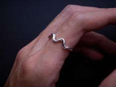 The Wave Rope Ring is a handcrafted 925 sterling silver ring with an open, adjustable design. Its minimalist wave style makes it perfect for stacking, everyday wear, or as a unique and thoughtful gift. ☘️ Size: Open ring (Adjustable size), Recommended fit for size 6-9 (52-60) ☘️ Other Considerations: - Comfort Assured: My handmade jewelry is nickel-free and hypoallergenic, making it safe and comfortable for all skin types. - Worry-Free Returns: If you're not satisfied for any reason, I offer a 1 Rope Ring, Rope Rings, Handmade Silver Ring, Bridesmaid Gifts Jewelry, Silver Rings Handmade, Open Ring, Bridesmaids Gifts, Ring Handmade, Ring Silver