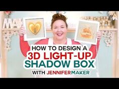 Cricut Wedding Shadow Box Ideas Diy, Cricut Learning, Cricut Patterns, Jennifer Maker, Shadow Light Box, Cricut Help, Cricut Explore Projects, Christmas Shadow Boxes