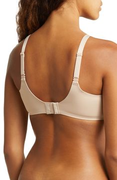 A bonded band smoothes out any bulges in this seamless, unmolded everyday bra designed with hidden side slings for added shaping and support. Convertible straps Partially lined 73% nylon, 27% spandex Hand wash, line dry Imported Supportive Full Coverage Bra With Padded Cups, Full Coverage Shaping Nursing Bra With Padded Cups, Full Coverage Shaping Nursing Bra, Shaping Full Coverage Nursing Bra With Padded Cups, Micro-elastic Full Coverage Nursing Bra With Adjustable Straps, Contoured Full Coverage Padded Bra, Supportive Padded Full Coverage Nursing Bra, Full Coverage Shaping Nursing Bra With Built-in Bra, Supportive Full Cup Padded Bra