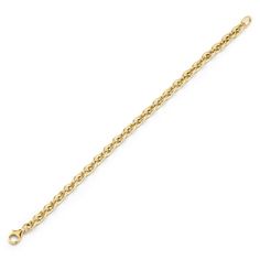 The Sienna Chain Bracelet is our bold take on and oval link chain. Featuring circular interlocking links made from hollow 14k gold, this bracelet elevates your look without weighing you down.Need a necklace to match? Complete your collection with The Sienna Chain Necklace. 14k Gold Cable Chain Bracelet, Classic Rolo Chain Link Bracelets, Modern Bracelets With Rolo Chain And Oval Link, Classic Link Chain Bracelet With Rolo Chain, Modern Link Bracelet With Rolo Chain, Timeless Link Gold Bracelet, Classic Chain Bracelet With Rolo Chain, Formal Bracelet With Rolo Chain Link, Classic Rolo Chain Bracelet